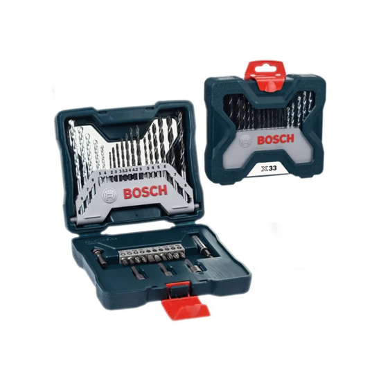 Picture of Bosch 2607017398 X-Line 33 pcs Accesory Set Blue Color (DIY Series)